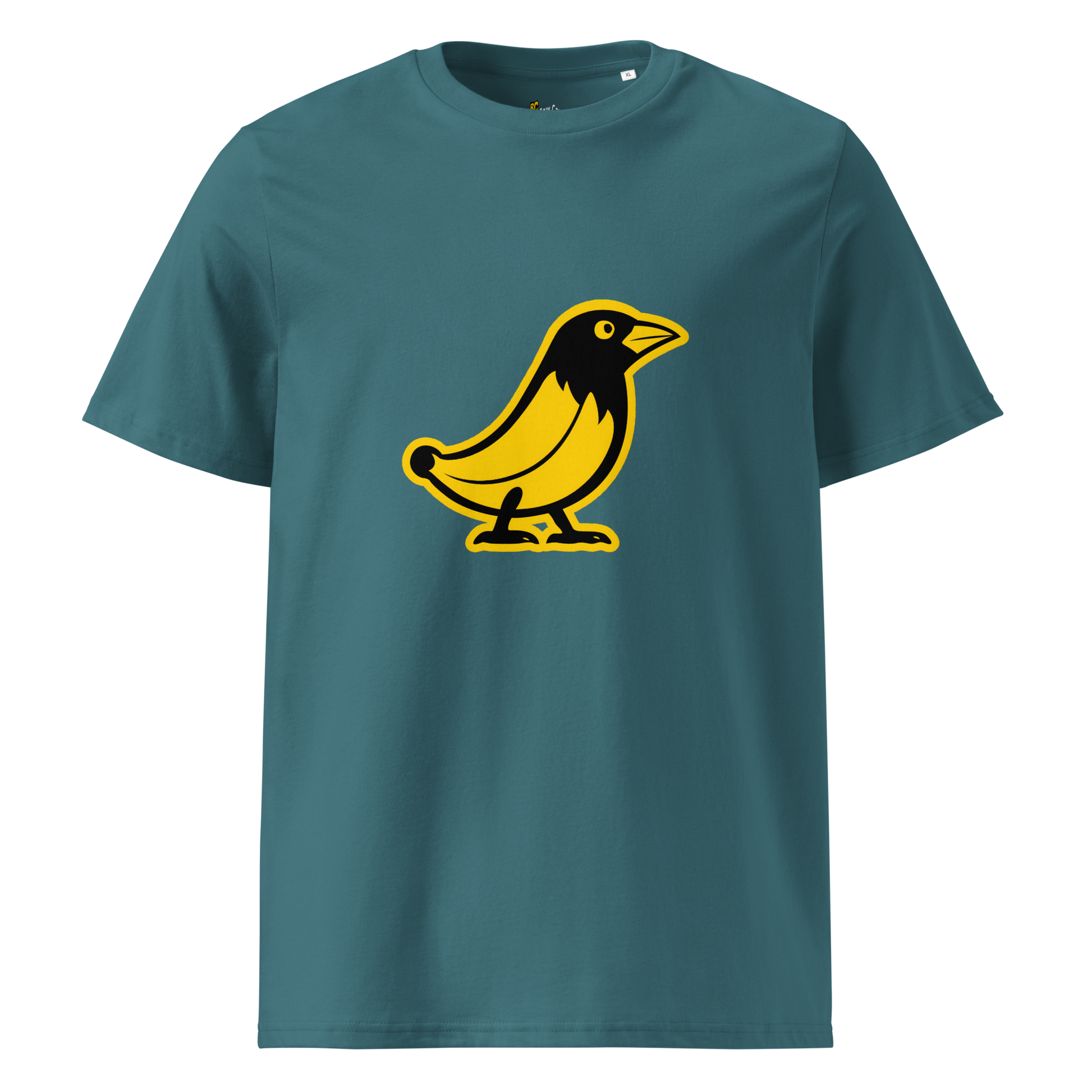 Banana Crow The Caw Caw organic cotton tee in Stargazer front view