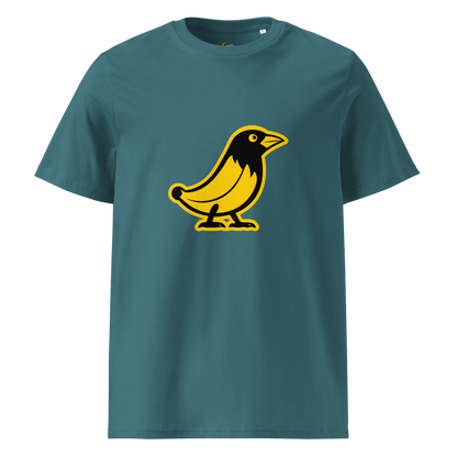 Banana Crow The Caw Caw organic cotton tee in Stargazer front view