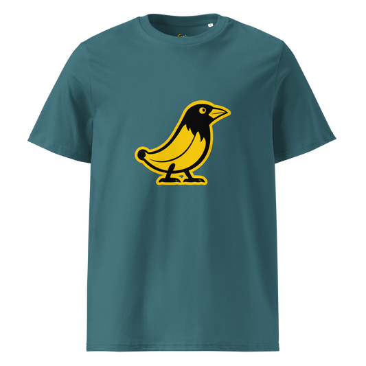 Banana Crow The Caw Caw organic cotton tee in Stargazer front view