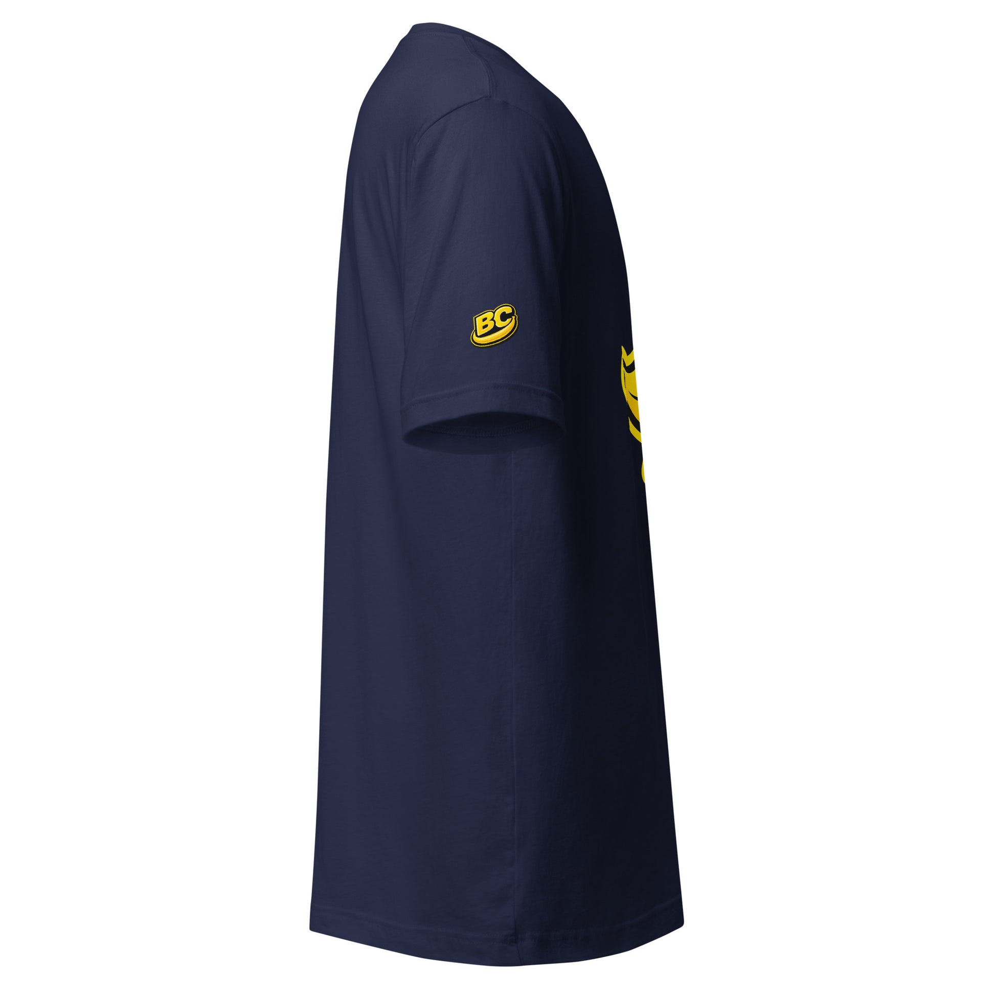 Banana Crow The Original recycled graphic t-shirt in Navy side view